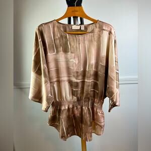 CHICO’S - Printed Tunic With Kimono Sleeve Women size 12